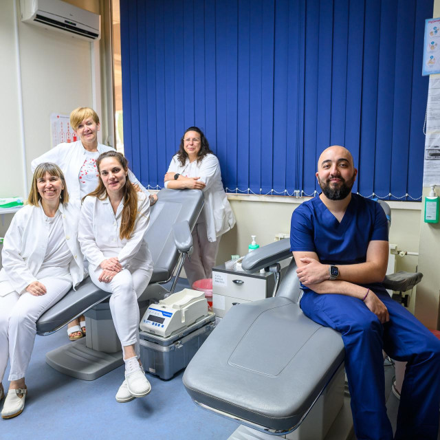 <p>Slijeva: Dolores Martinović, Dubravka Marković, Mara Grčić, Tea Miljan i Admir Dilberović</p>
