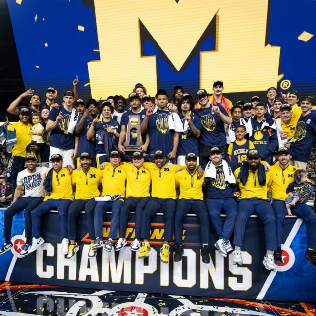<p>NCAA Finale: Michigan Wolverines nakon pobjede protiv UConna</p>