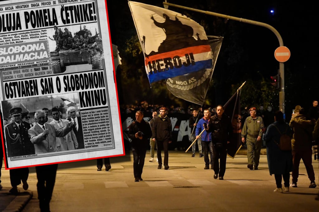 <p>Torcida priprema mimohod u Kninu</p>