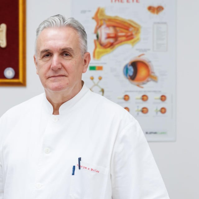 <p>prof. dr. sc. Kajo Bućan, prim. dr. med., specijalist oftalmolog i subspecijalist za stražnji segment oka</p>