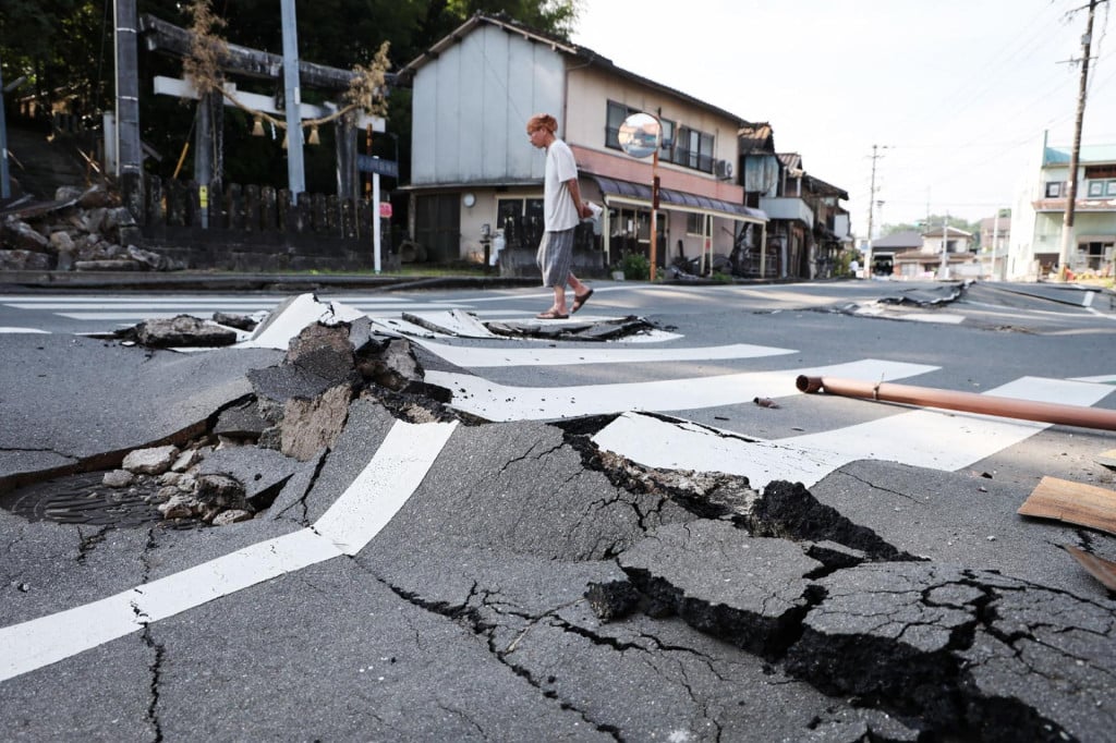 <p>&Scaron;tete od potresa u Uki, Kumamoto perfekturi u Japanu</p>