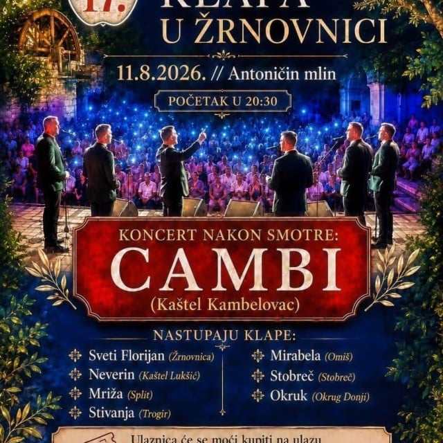 <p>Klapski spektakl u Žrnovnici</p>