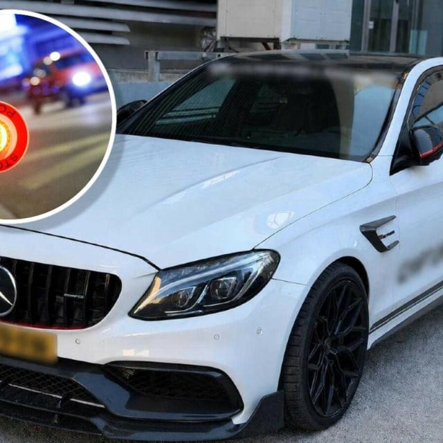 <p>Mercedes kojim je Nizozemac bježao policiji</p>