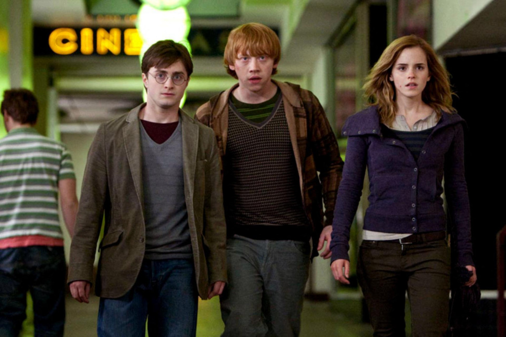 <p>Daniel Radcliffe, Emma Watson i Ruppert Grint</p>