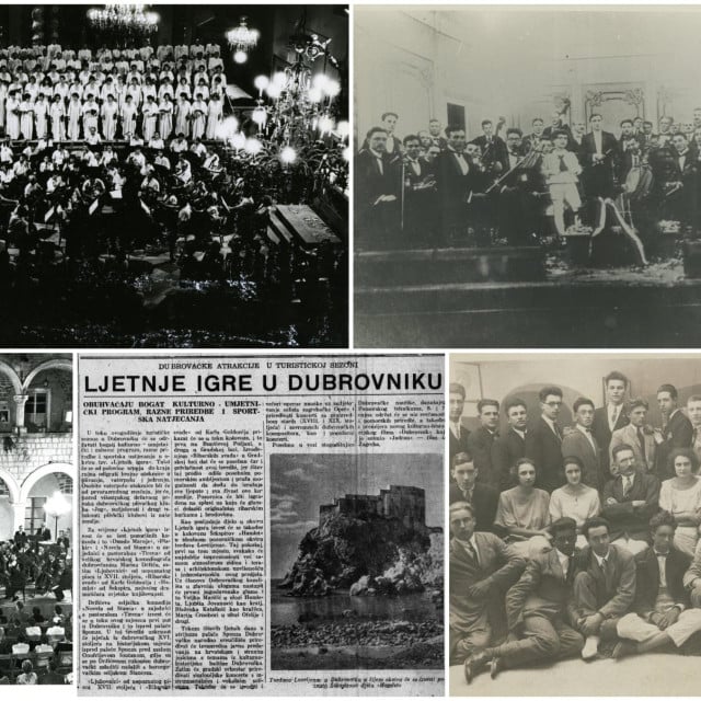<p>Gradski orkestar Dubrovnik 1955.</p>