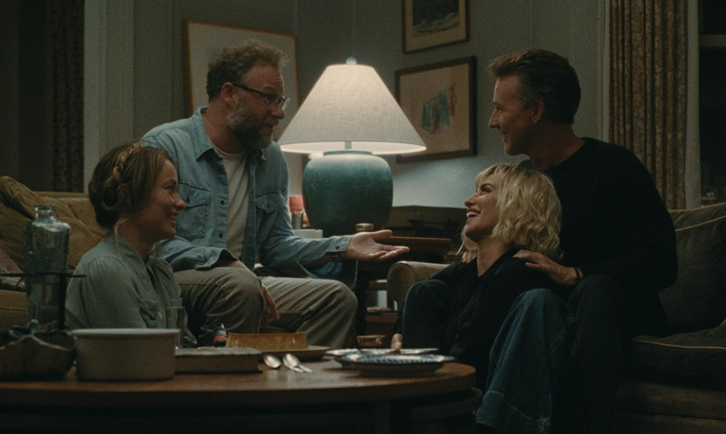 <p>Olivia Wilde (Angela), Seth Rogan (Joe), Edward Norton (Hawk) i Penelope Cruz (Pina) u &lsquo;Pozivu&lsquo;</p>
