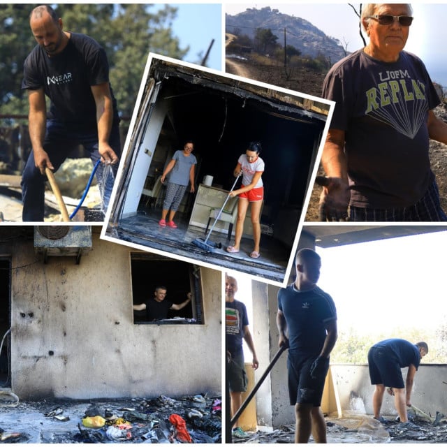 <p>&lsquo;Do&scaron;la je vatra od Imbera, toga tamo brda. Bila mi je familija na večeri, rođaci, mater, sin. Polivali smo sin i ja koliko smo mogli. S gornje strane nije uvatilo. Kad se samo sitin kako se ovo gradilo, sve na ruke...&lsquo;</p>