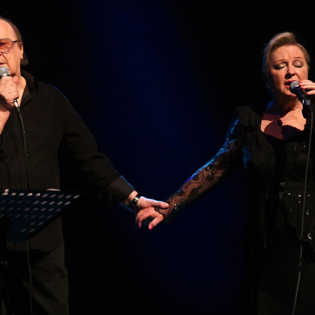 <p>Gabi Novak i Arsen Dedić</p>