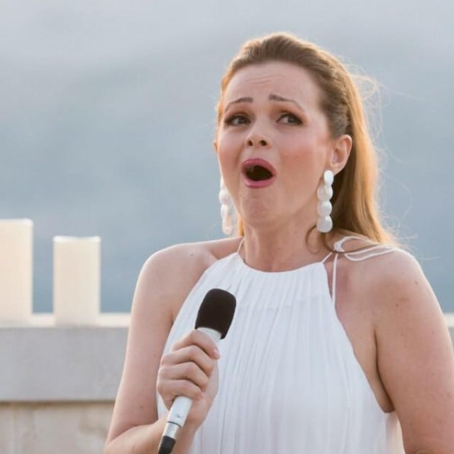 <p>Sandra Bagarić na arhivskoj fotografiji snimljenoj na Srđu</p>