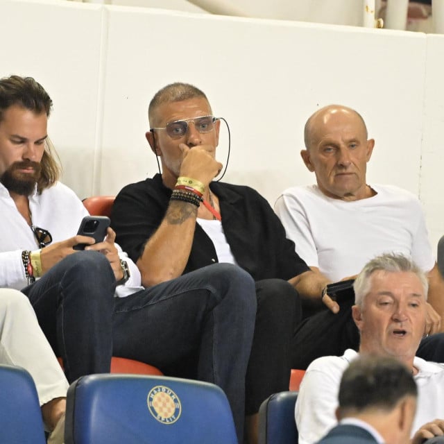 <p>Split, 200826.<br>
Stadion Poljud.<br>
Poznati na utakmici play-offa UEFA Konferencijske lige, Hajduk - Rakow Czestochowa.<br>
Na fotografiji: Slaven Bilic.<br>