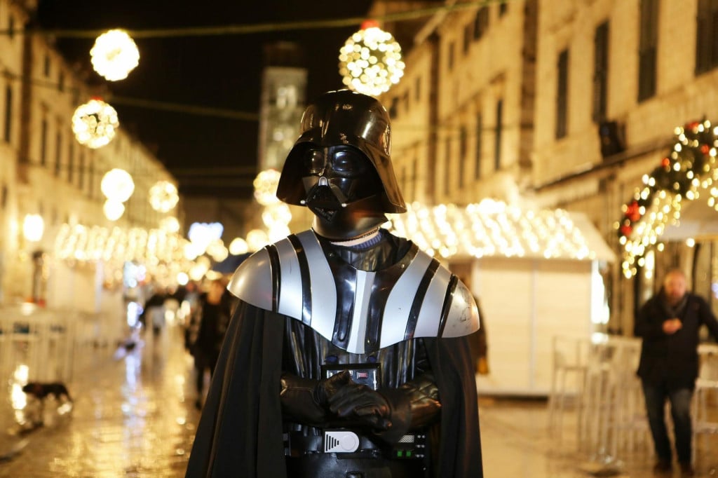 <p>&nbsp;Darth Vader na Stradunu</p>
