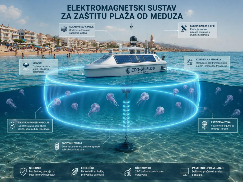 <p><strong>Elektromagnetska za&scaron;tita od meduza</strong></p>