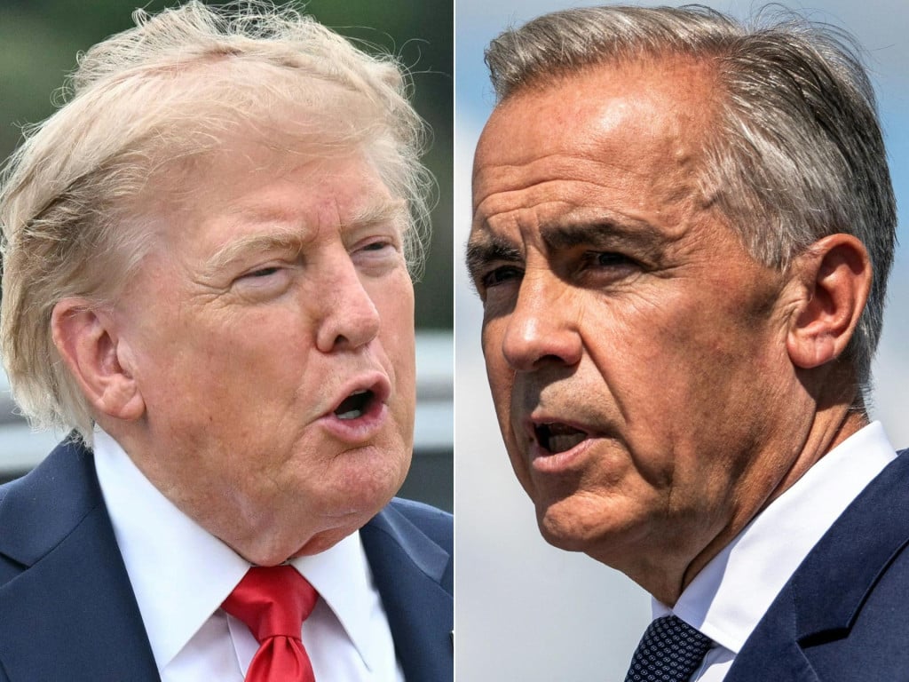 <p>Trump i Carney</p>