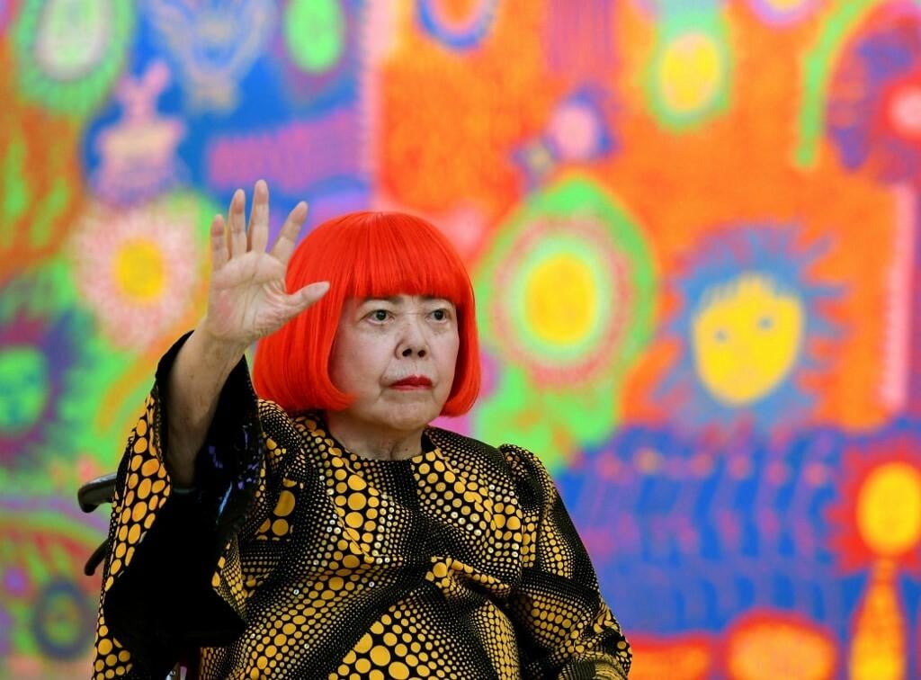 <p>&nbsp;Yayoi Kusama&nbsp;</p>