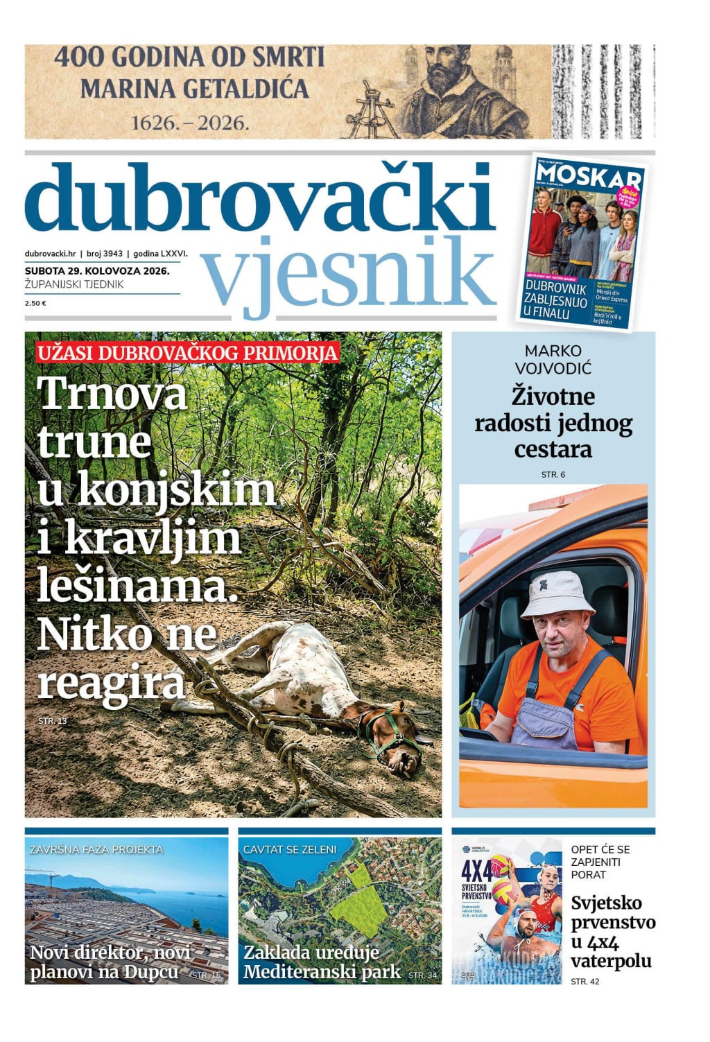 <p>Naslovnica novog broja Duborvačkog vjesnika</p>