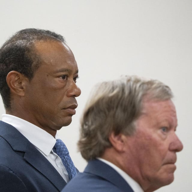 <p>Tiger Woods danas u sudnici</p>