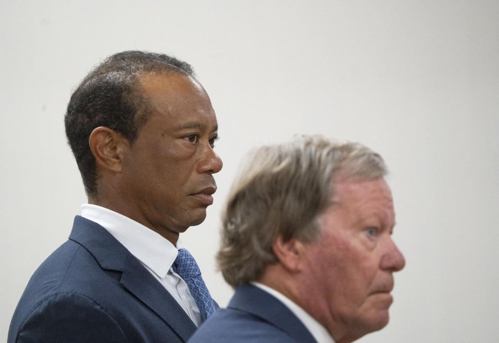 <p>Tiger Woods danas u sudnici</p>