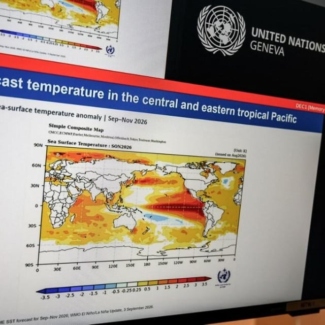 <p>Svjetska meteorolo&scaron;ka organizacija objavila je najnovije podatke o El Ni&ntilde;u, koji pokazuju da bi mogao biti najjači u posljednjih vi&scaron;e od 70 godina te potrajati najmanje do veljače 2027. godine</p>