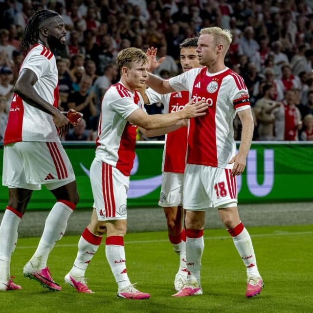 <p>Igrači Ajaxa</p>