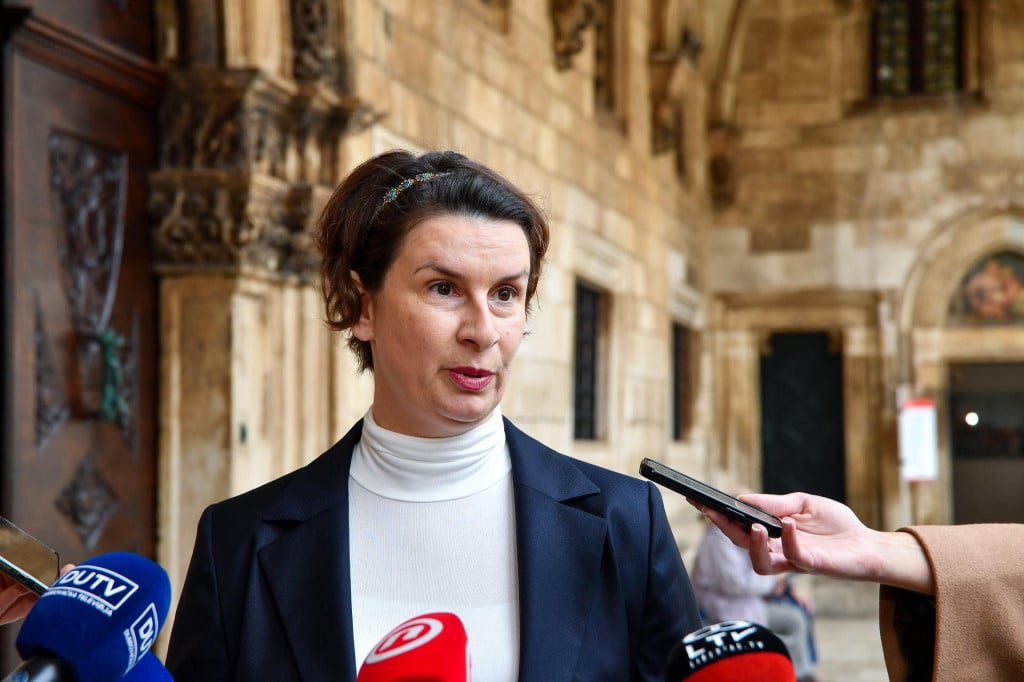 <p>Dubrovnik, 090323.<br>
Viktorija Knezevic objavila kandidaturu za gradonacelnicu Dubrovnika.<br>
Na fotografiji: Viktorija Knezevic.<br>