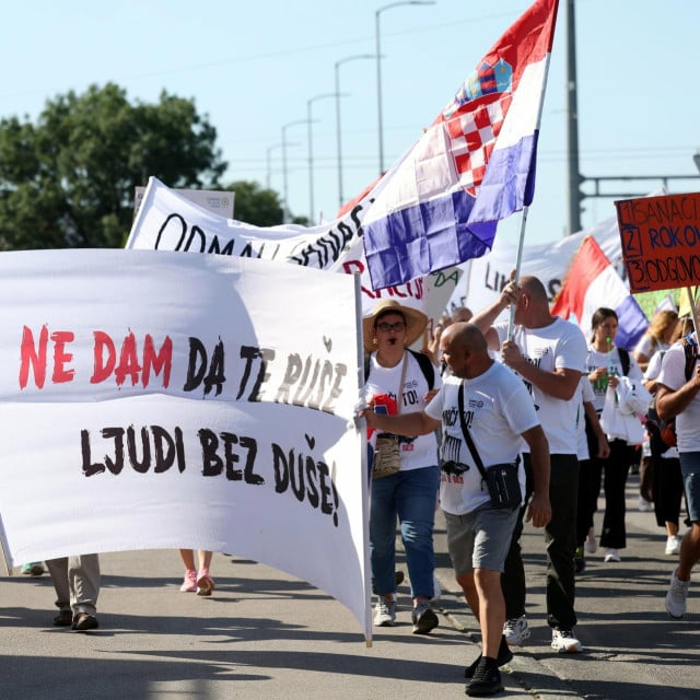 <p>Zagrebački prosvjed<br>
&nbsp;</p>