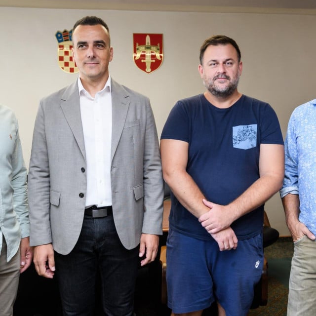 <p>Nikola Baraka, Pa&scaron;ko Rakić, Dean Kotiga i&nbsp;Hazen Audel</p>