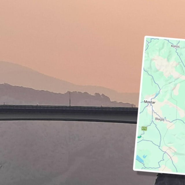 <p>Evo kako izgleda nebo nad Omi&scaron;om</p>