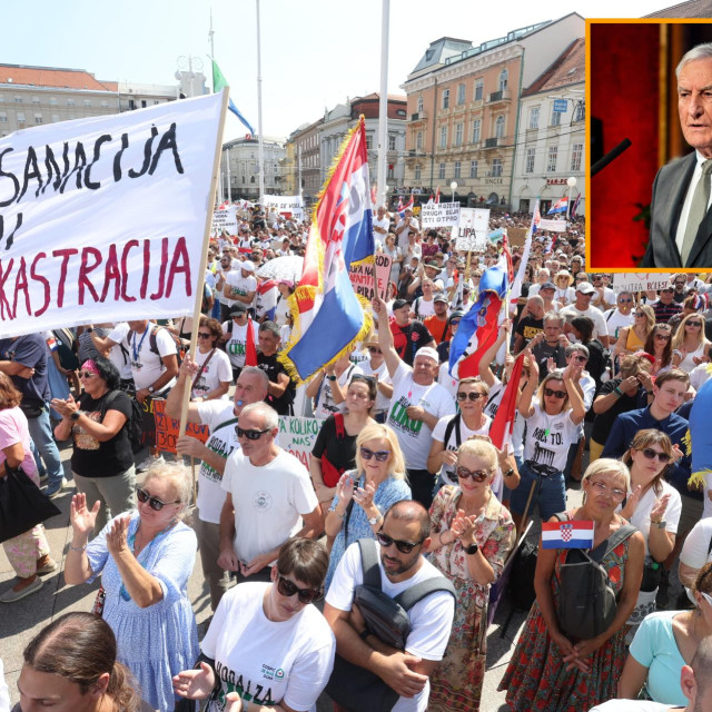 <p>Nikola Dobroslavić komentirao je zagrebački prosvjed</p>
