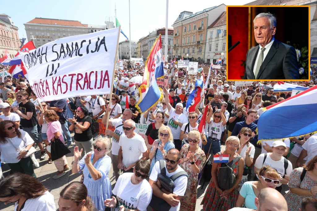 <p>Nikola Dobroslavić komentirao je zagrebački prosvjed</p>
