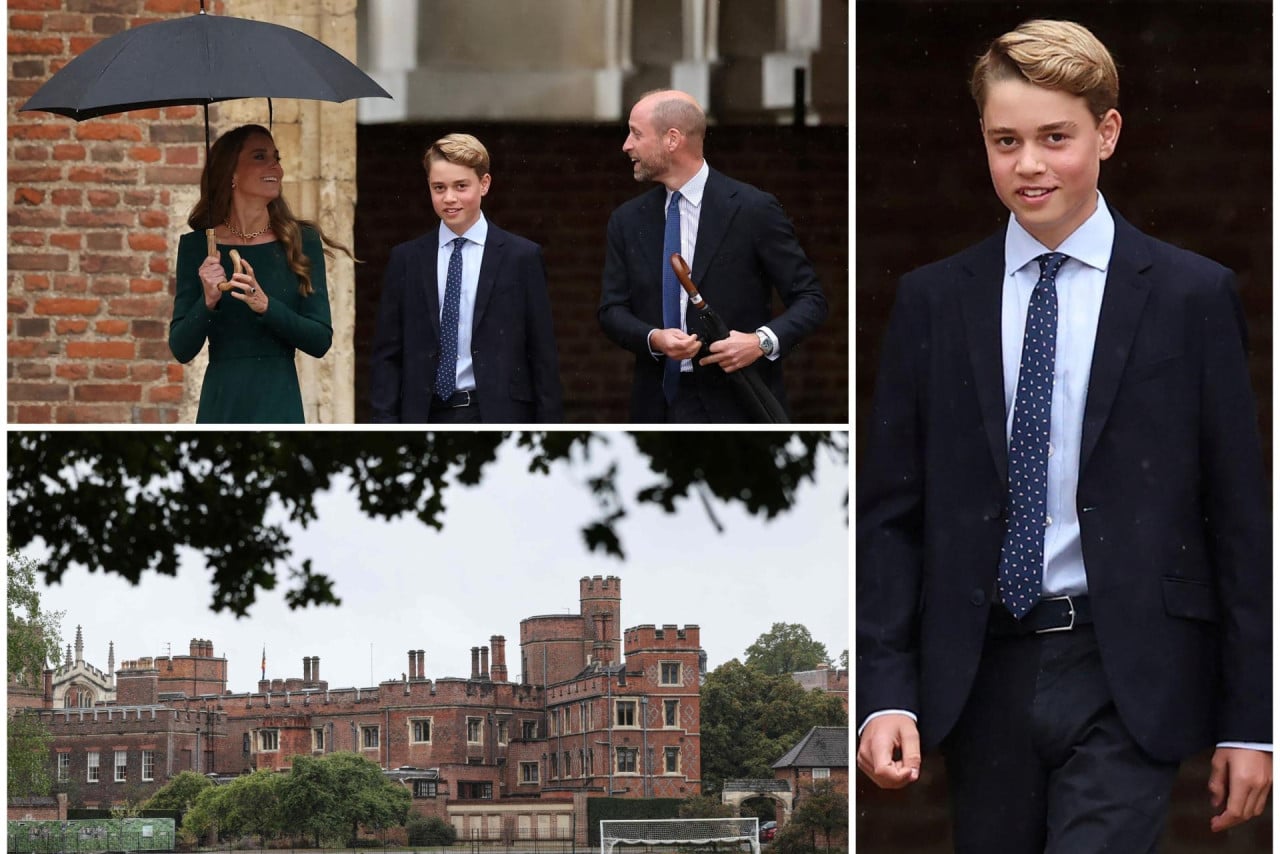 Princ George krenuo u Eton: budući kralj stigao u školu uz Kate i Williama, fotografije obišle svijet