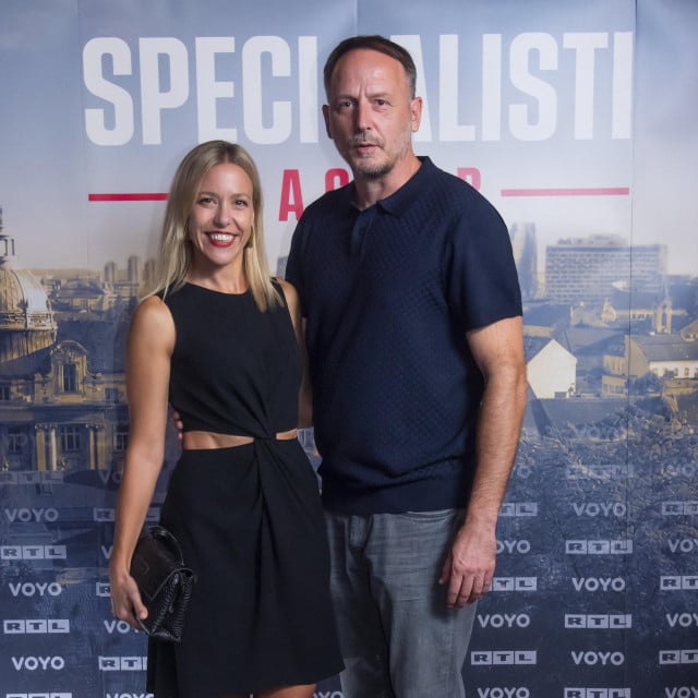 <p>Zagreb, 030926.<br>
Kaptol Boutique Cinema.<br>
Premijera nove kriminalisticke serije RTL-a Specijalisti Zagreb.<br>
Na fotografiji: Petra Cicvaric, Pedja Gvozdic.<br>