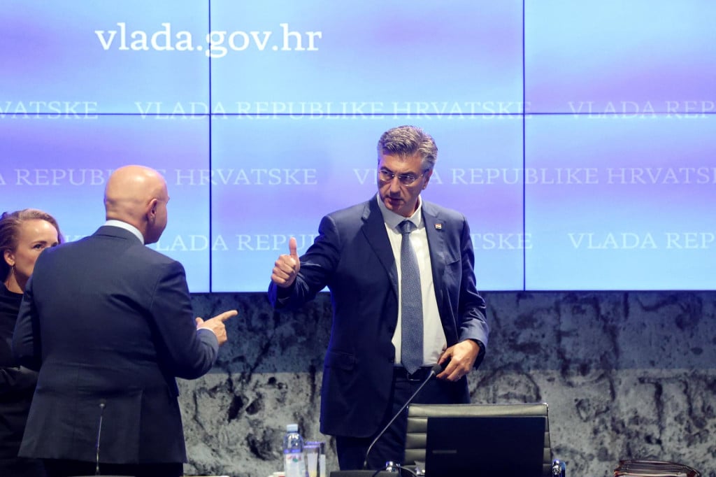<p>Premijer Andrej Plenković na sjednici Vlade</p>