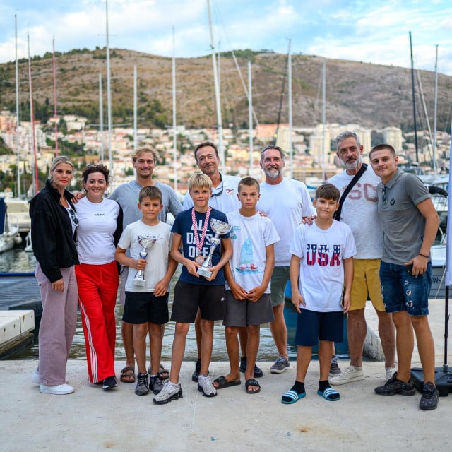 <p>Dubrovnk, 140926. Docek jedrilicara sa drzavnog prvenstva Hrvatske za klasu Optimist u JK Orsan.