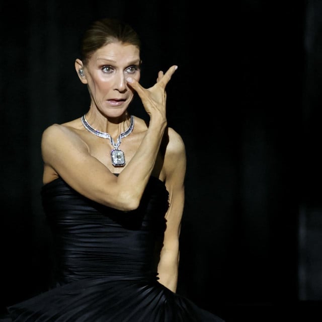<p>C&eacute;line Dion tijekom emotivnog povratničkog koncerta u Parizu nakon &scaron;est godina izbivanja s koncertnih pozornica</p>