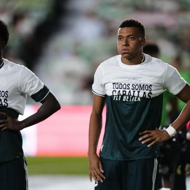 <p>Vinicius Junior i Kylian Mbappe</p>