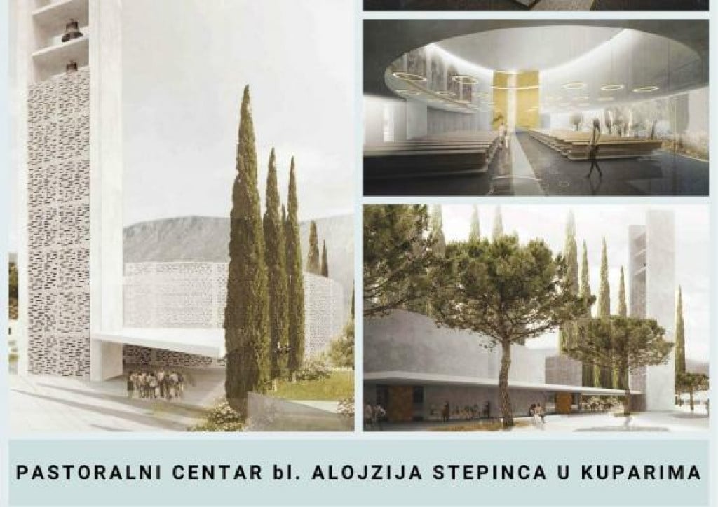 <p>Izgled budućeg Pastoralnog centra u Kuparima</p>
