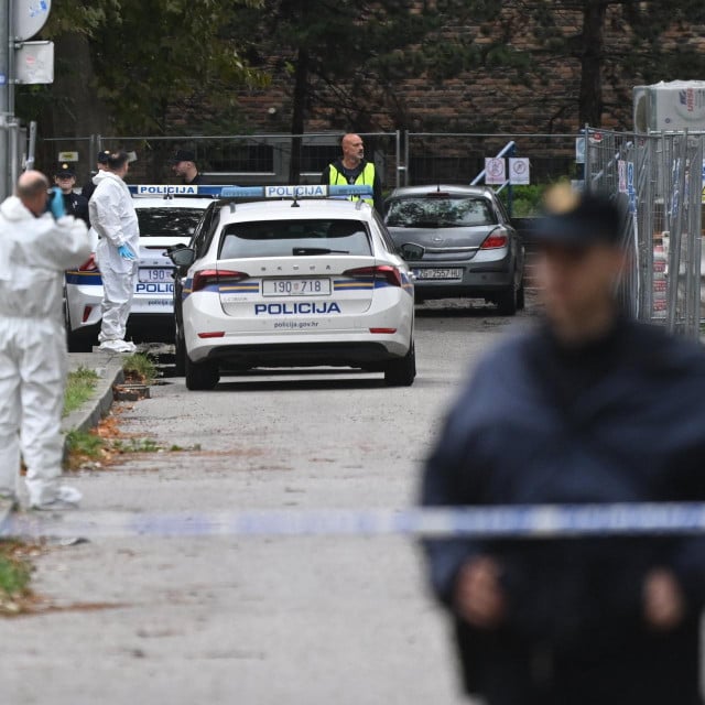 <p>Policijska istraga na popri&scaron;tu zločina u Voltinom naselju u Zagrebu</p>