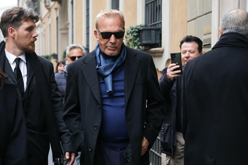 <p>Kevin Costner ovaj tjedan u Milanu</p>