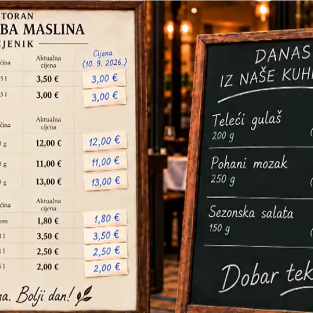 <p>Primjer menija u restoranu (izradio HOK)</p>
