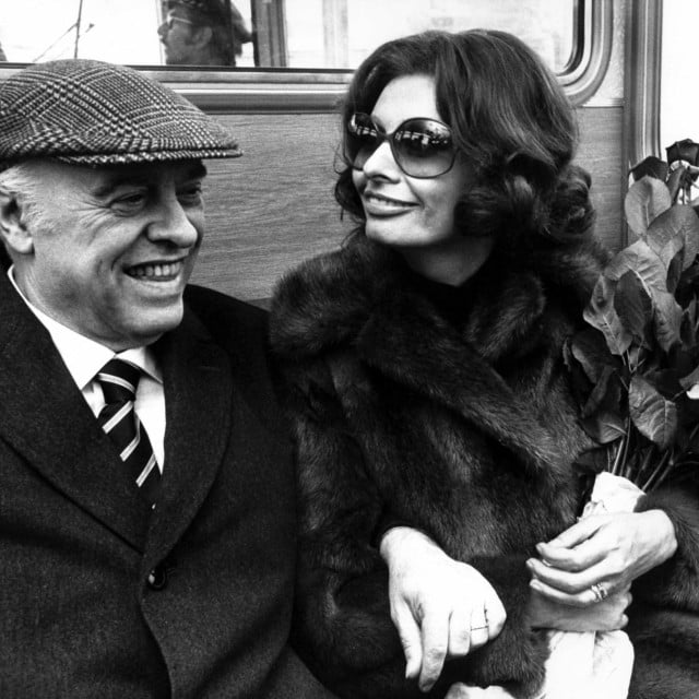 <p>Sophia Loren i Carlo Ponti 1975. godine</p>