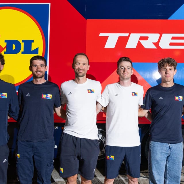 <p>Biciklisti ekipe Lidl-Trek koji će se natjecati na CRO Raceu</p>