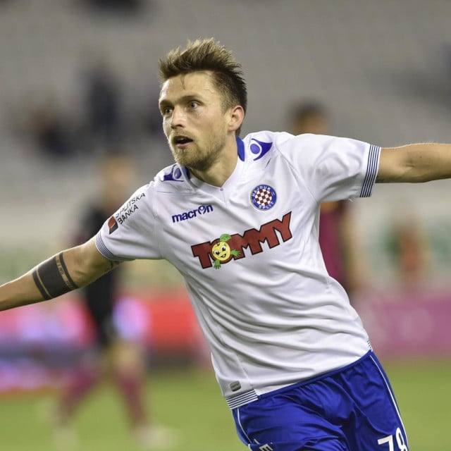 <p>Dejan Mezga u dresu Hajduka</p>