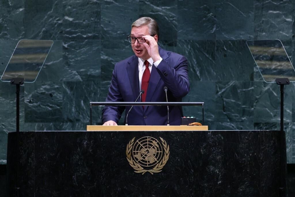 <p>&nbsp;Aleksandar Vučić:&nbsp;Hrvatska se ponosi i svojom nacističkom pro&scaron;lo&scaron;ću i upotrebom nacističkih slogana i simbola danas&nbsp;</p>