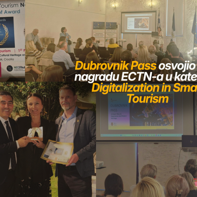 <p>Dubrovnik Pass dobitnik prve nagrade European Cultural Tourism Network u kategoriji Digitalisation in Smart Tourism</p>