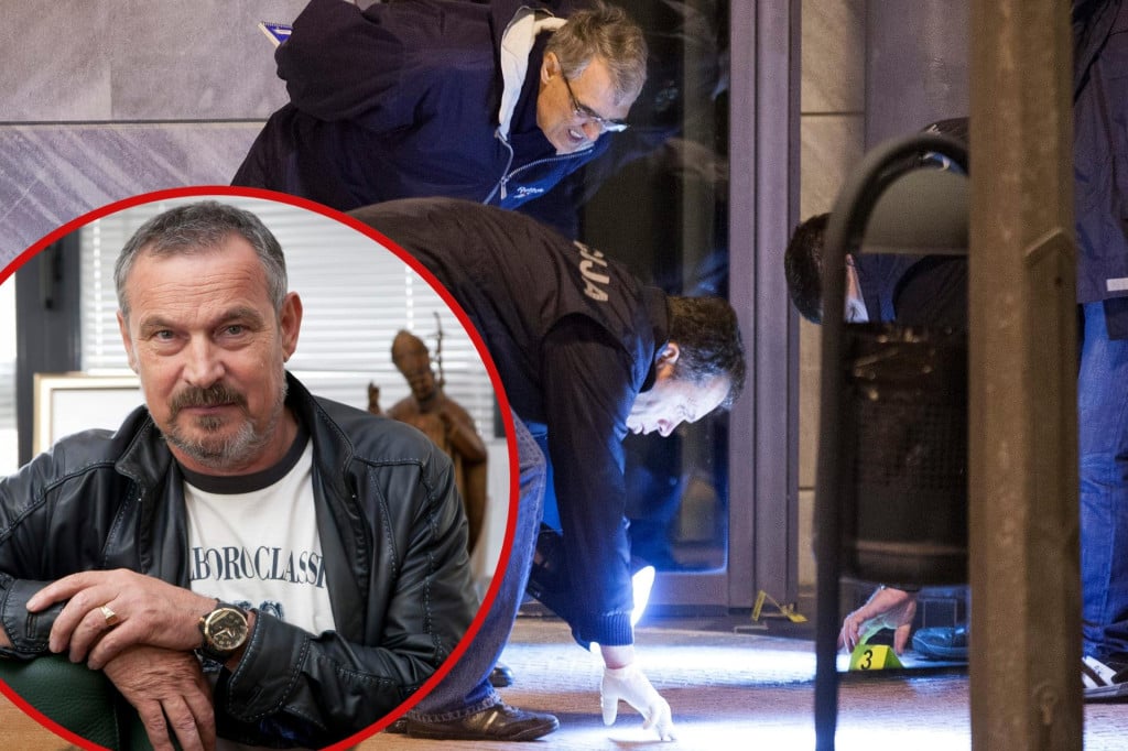 <p>Policijski očevid na mjestu propucavanja Josipa Milavića</p>