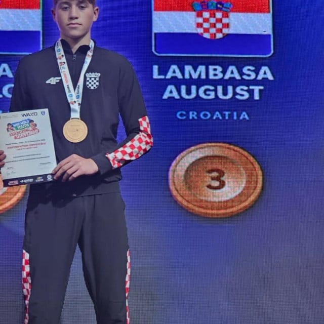 <p>August Lamba&scaron;a osvojio broncu na Svjetskom prvenstvu u Italiji</p>