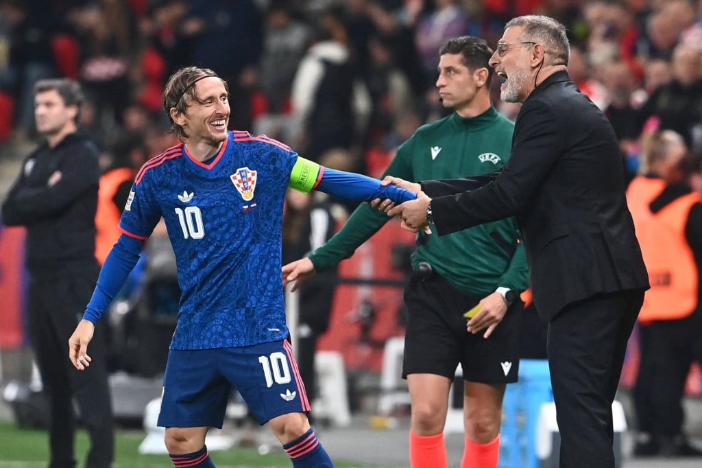 <p>Luka Modrić pogotkom častio novog izbornika Slavena Bilića&nbsp;</p>