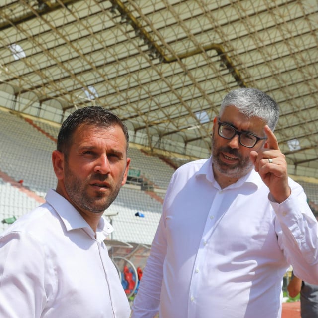 <p>Ivan&nbsp;Bilić&nbsp;i Tomislav &Scaron;uta na Poljudu</p>