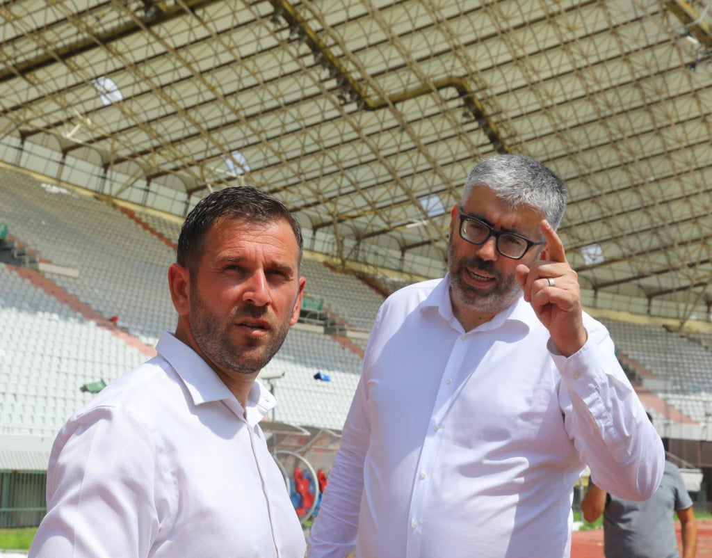 <p>Ivan&nbsp;Bilić&nbsp;i Tomislav &Scaron;uta na Poljudu</p>