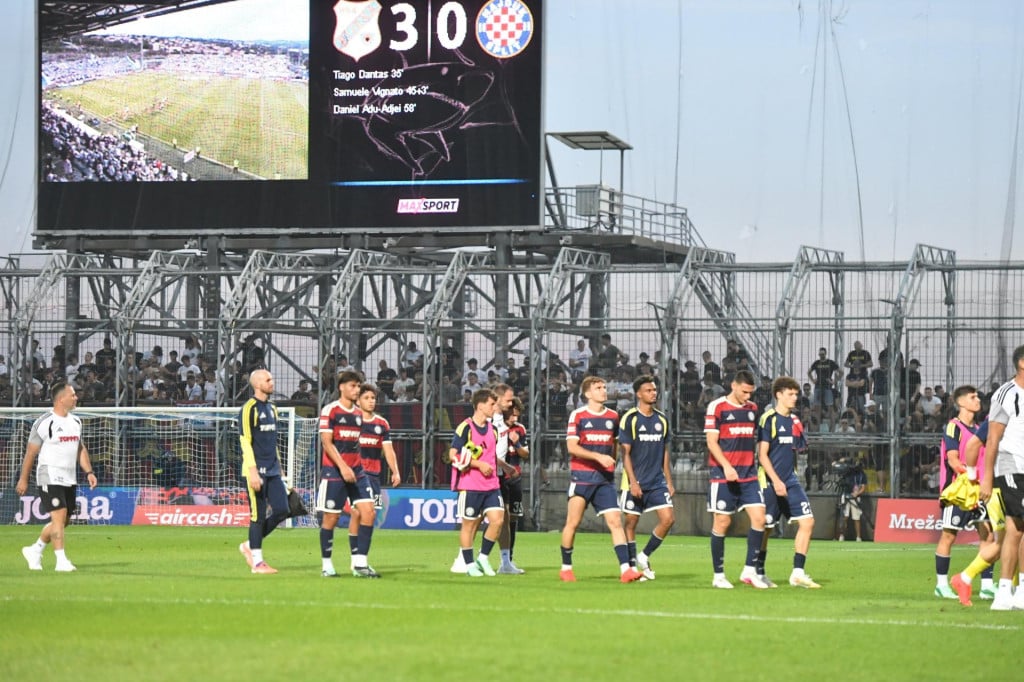 <p>Kadrovi s utakmice Rijeka - Hajduk</p>